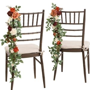 Ling's Moment fall wedding chair decorations